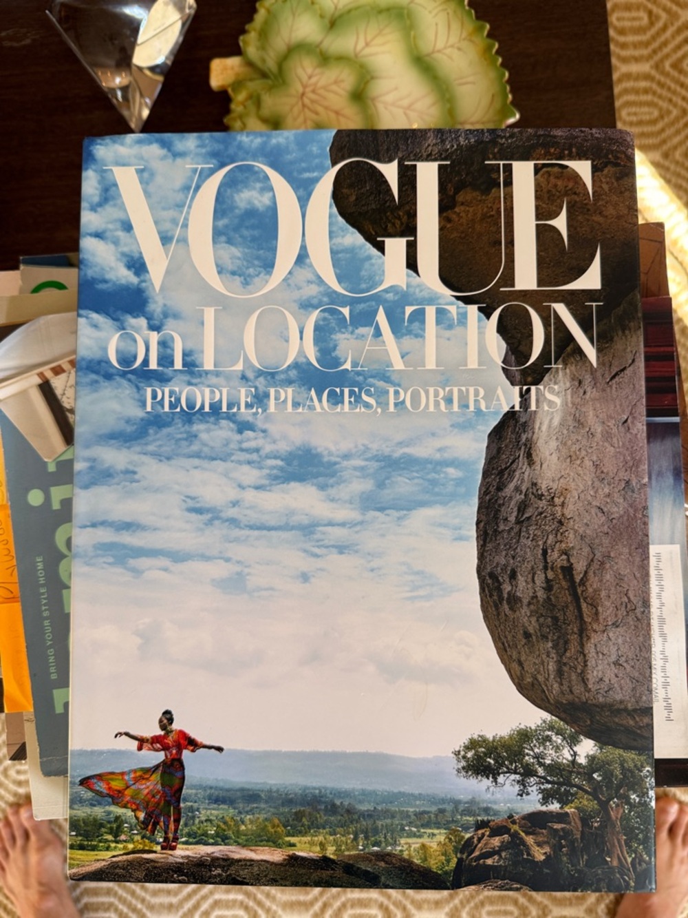 Vogue On Location Coffee Table Book - Blue Sky Cover